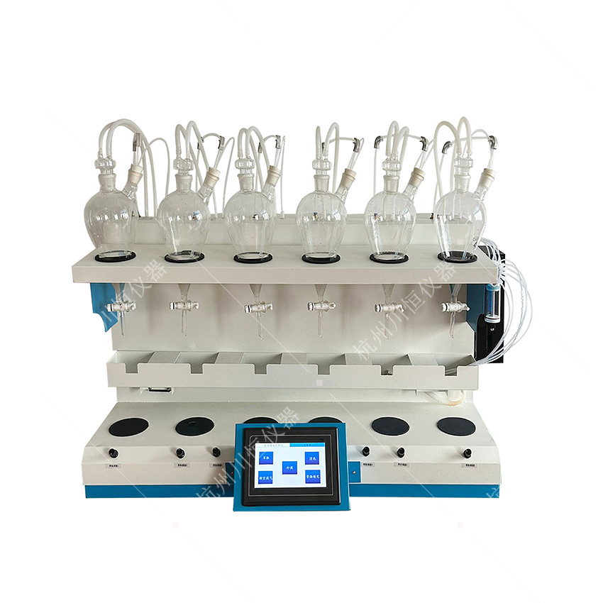 手动进样液液萃取仪CH-CQ-6A 一键操作自动萃取