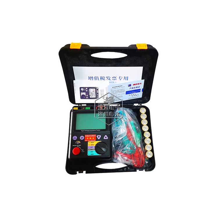 数字高压兆欧表 5000V绝缘电阻测试仪