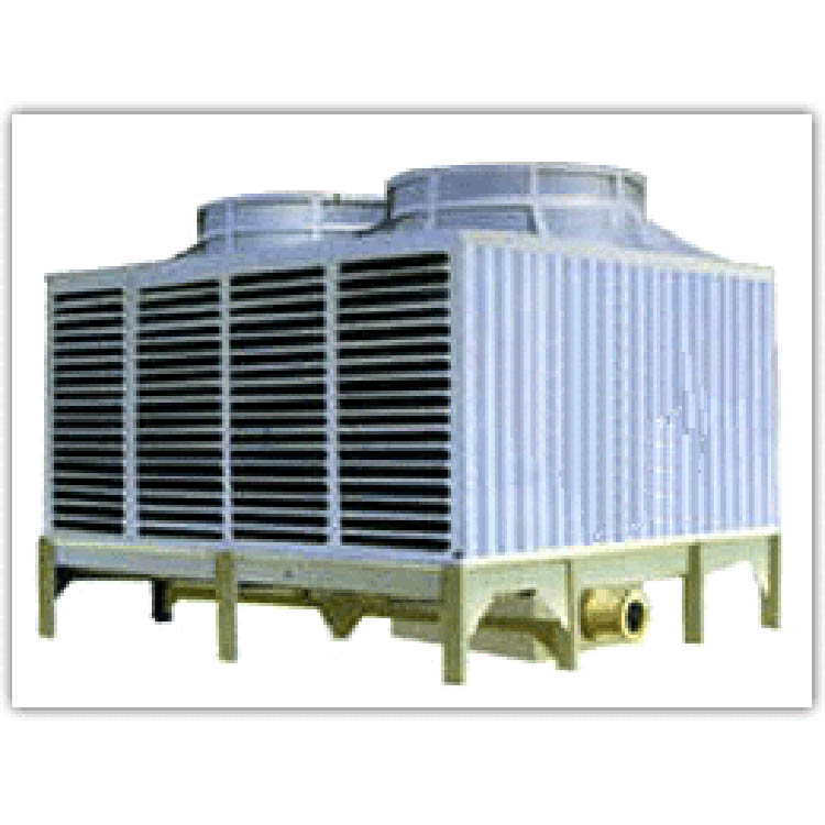 方形横流式玻璃钢冷却
