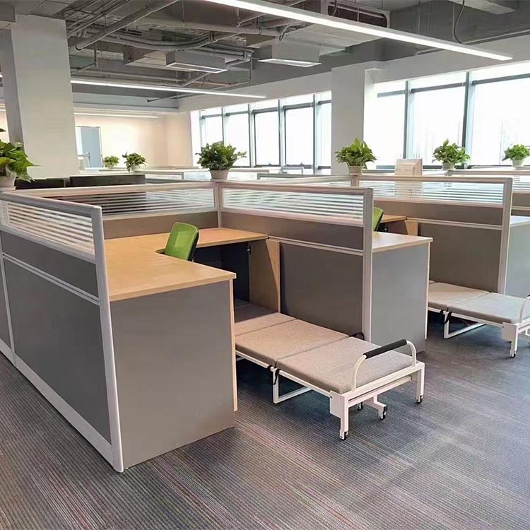 开放式办公桌椅组合