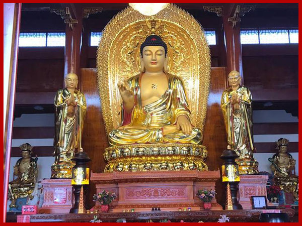 镀金石材雕塑佛像