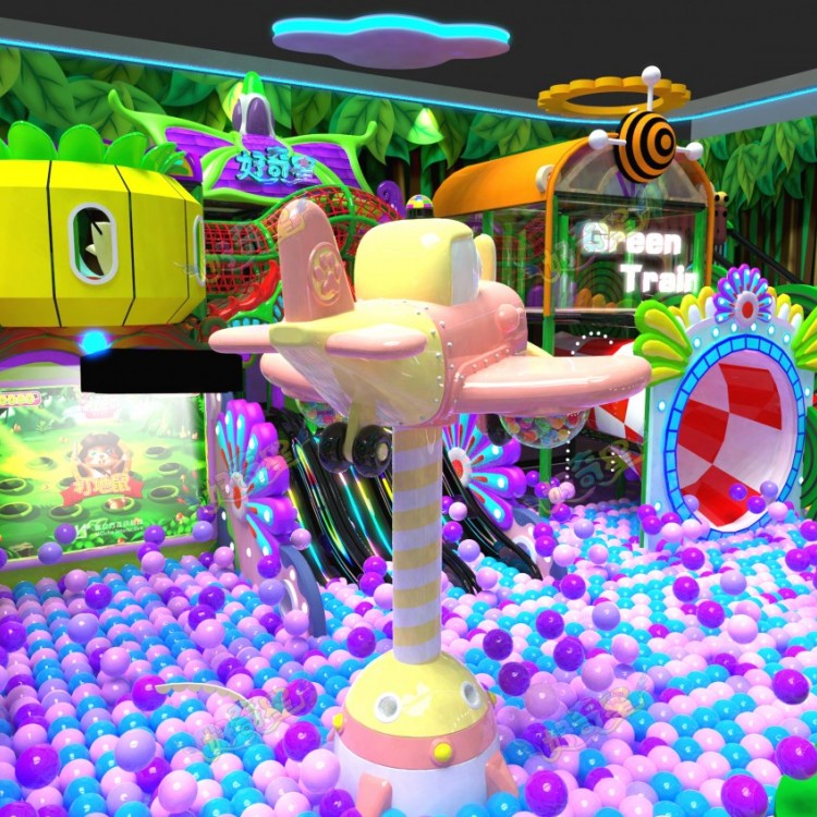 室内大型淘气堡商场儿童乐园游乐场设备器材幼儿园软体滑梯设施厂