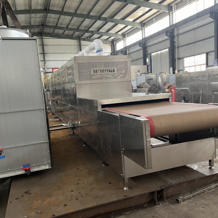 化妆棉干燥设备 化妆棉微波杀菌机 微波化妆棉烘干设备