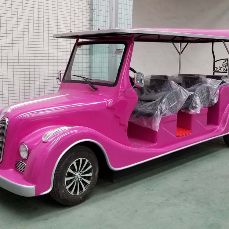 8人座电动观光老爷车复古豪华酒店接待老爷车