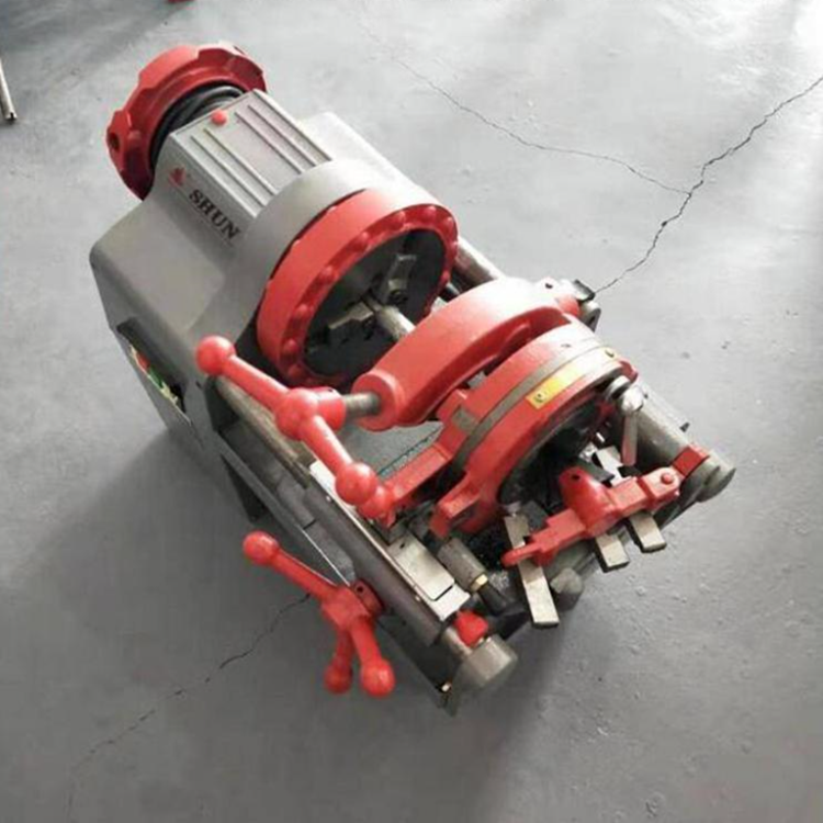 大管子滚动式开牙机 150型电动液压切管套丝机出售