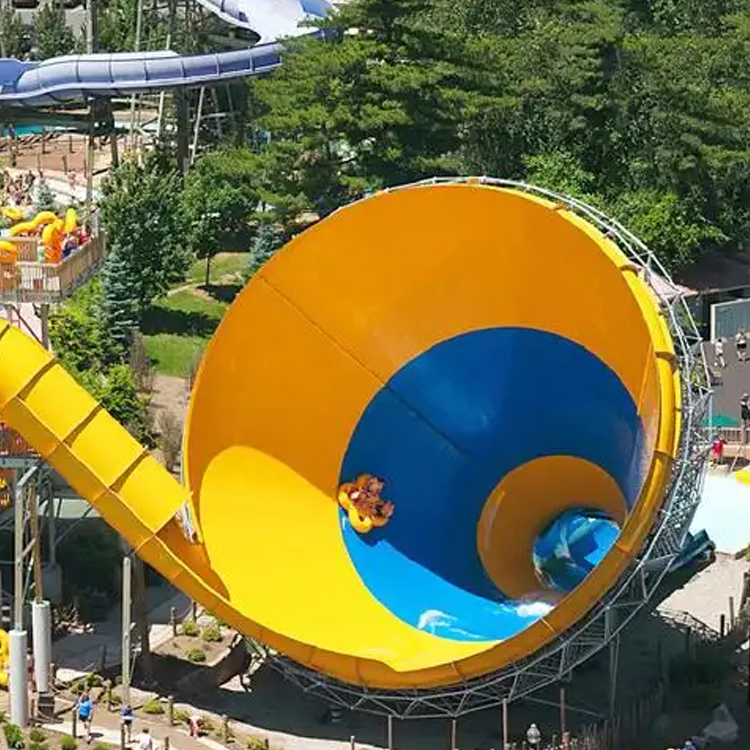 水上乐园滑梯-大喇叭滑梯