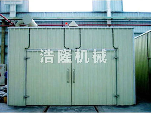 蜂窝地板喷砂房外景图