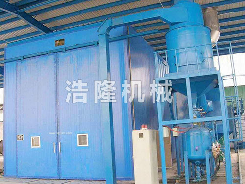 大型机械回收式喷砂房