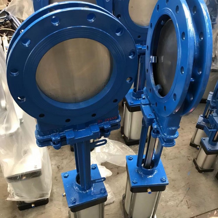 气动法兰式插板阀