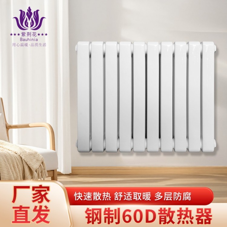 钢制60D双柱散热器尺寸颜色定制