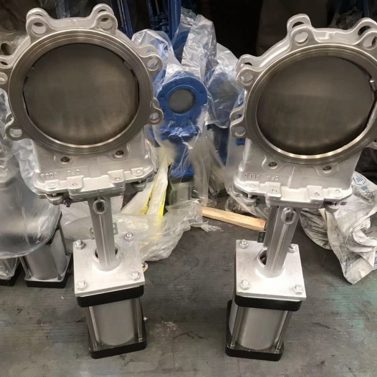 PZ673H-10P DN200 气动不锈钢刀闸阀