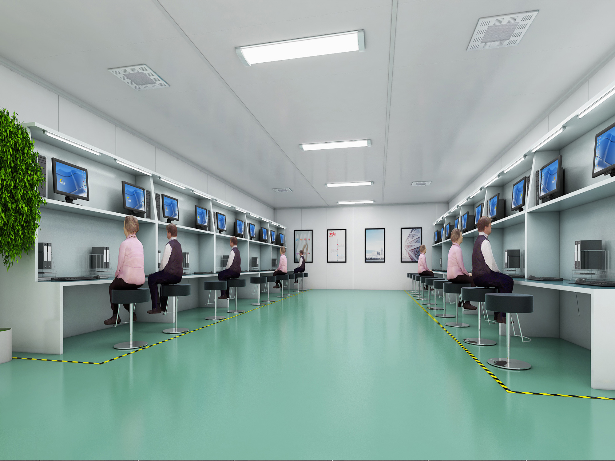 【长盈精密】深圳厂房装修设计_现代工业风_文丰装饰公司