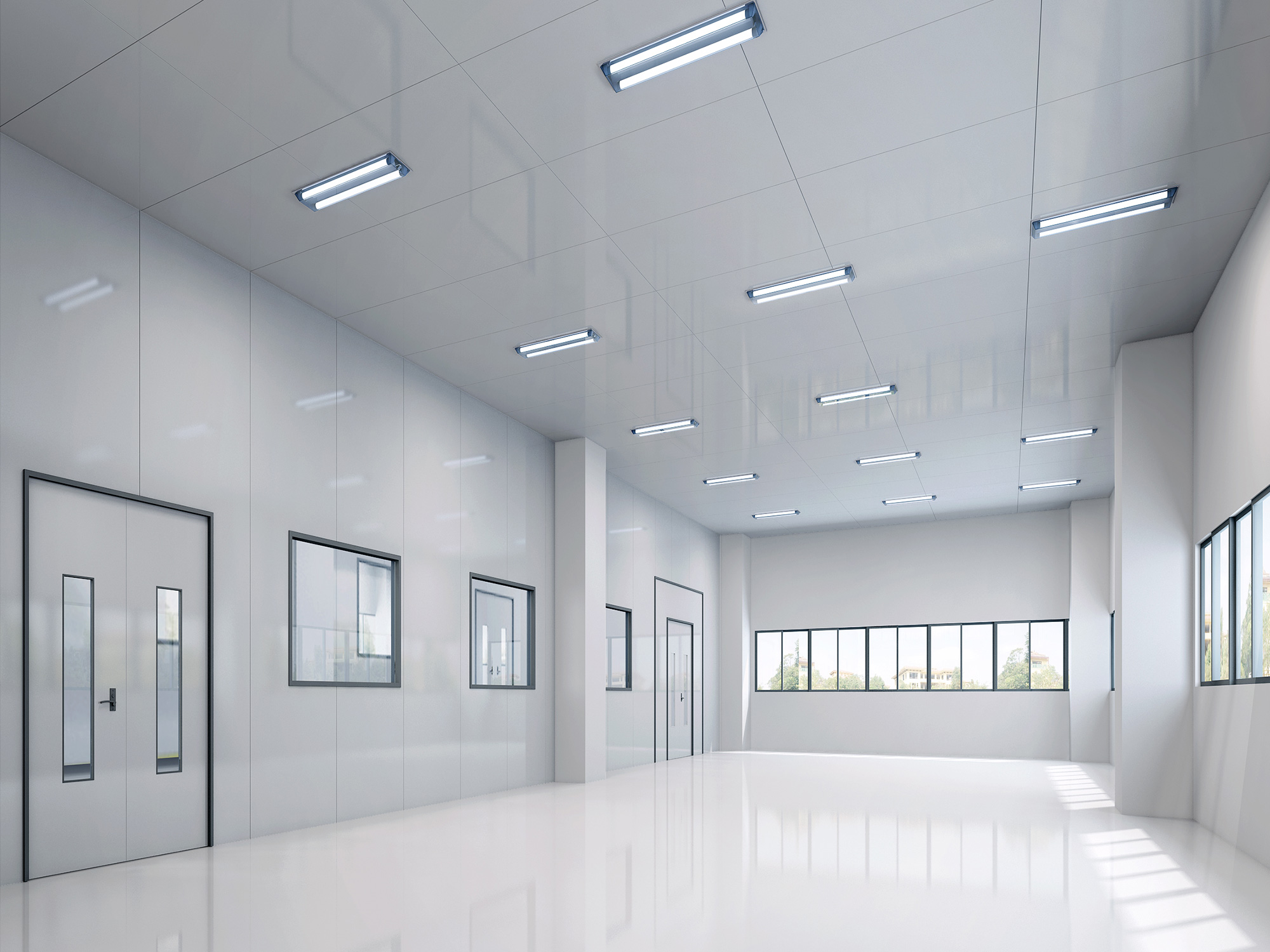 【天雄科技】武汉厂房装修_简洁高端风_文丰装饰公司