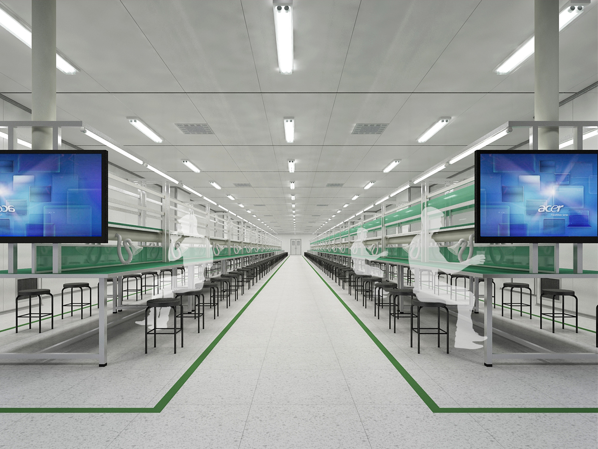 【英特丽】山西厂房装修-简约实用风-文丰装饰公司