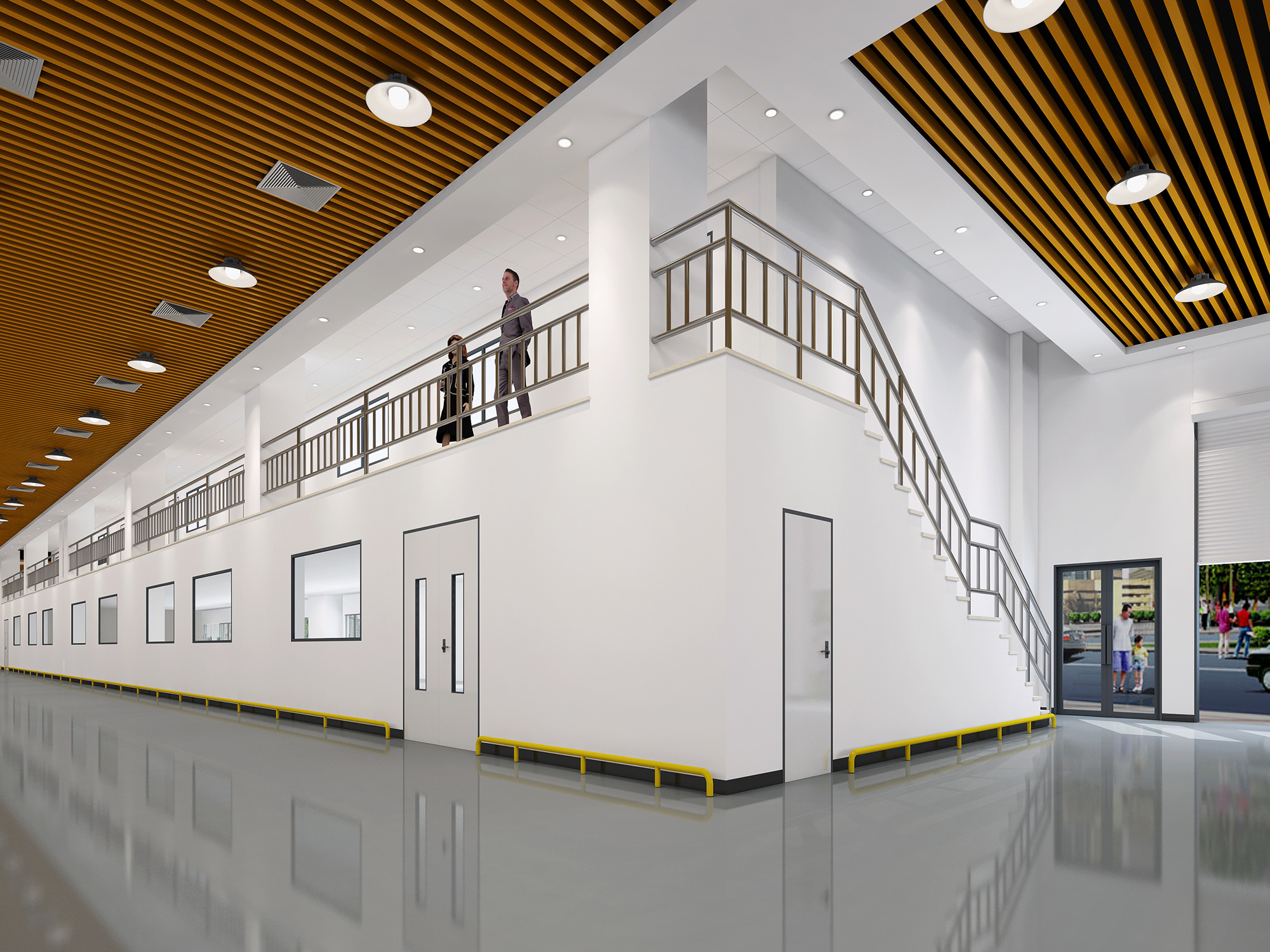 【长园电子】深圳厂房装修现代简约风-文丰装饰公司