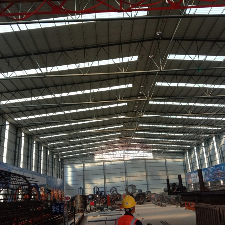 赤峰彩钢房厂家定制大型钢结构平台安装网架结构