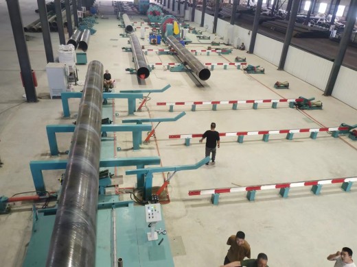 宁夏1620螺旋焊管生产线整厂
