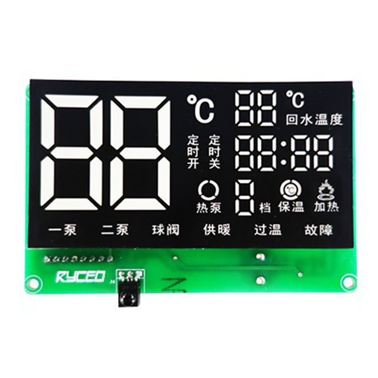 Domestic electric boiler control panel for in-ground heating