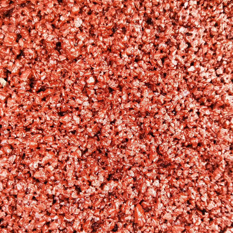 Cold-mixed colored asphalt