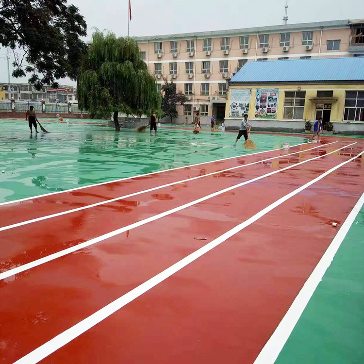 School breathable track and Silicon PU basketball court