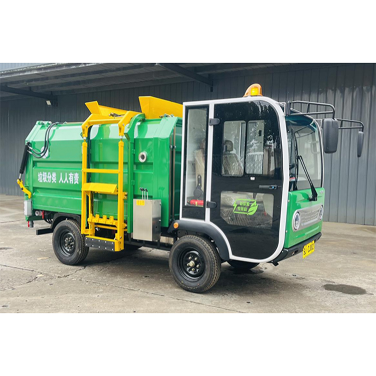 电动四轮侧置式餐厨垃圾车，Q38CY
