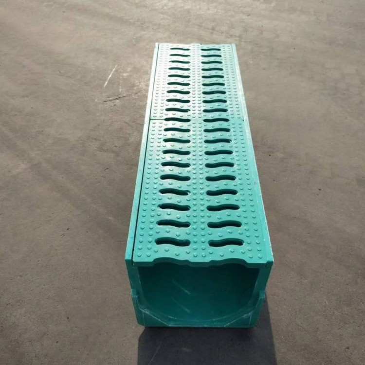 高标准农田灌溉玻璃钢水渠 玻璃钢U型水槽