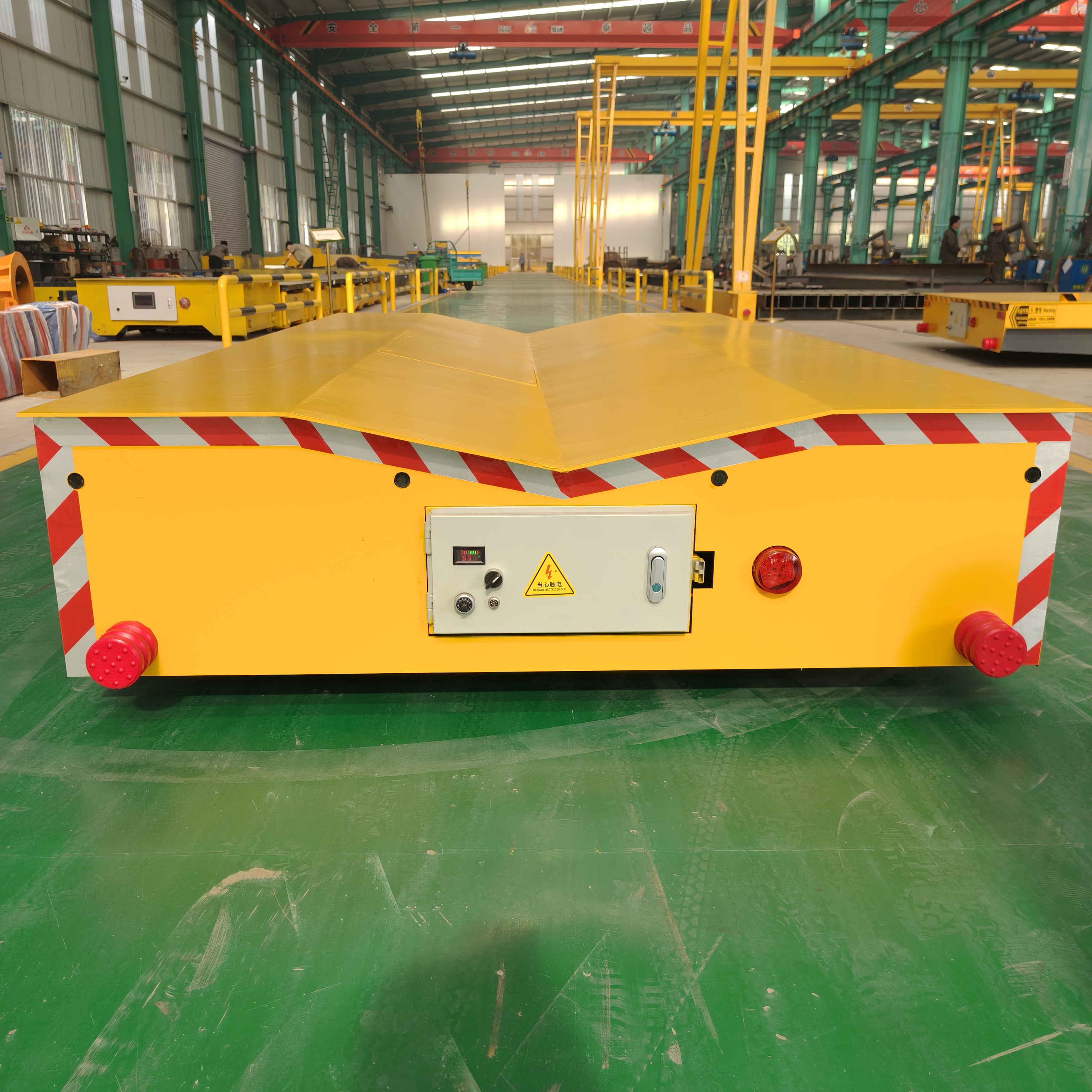 Electric Tugger Factory Workshop Transportation Cart 5/10/20 Ton Battery-Powered Smart Omni-Directional Trackless Tug