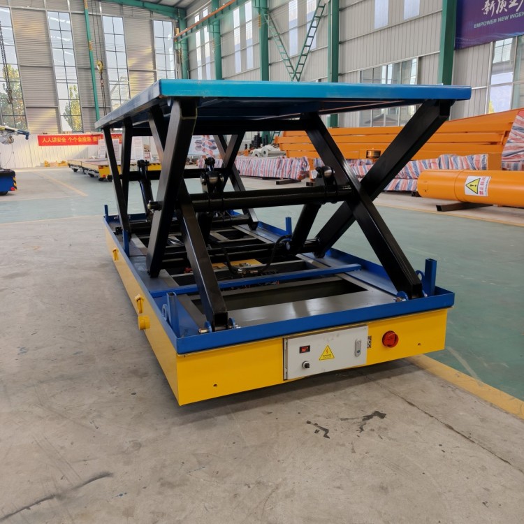 凌瑞 电动地平车车间过跨搬运锂电池无轨钢卷专用电动平车