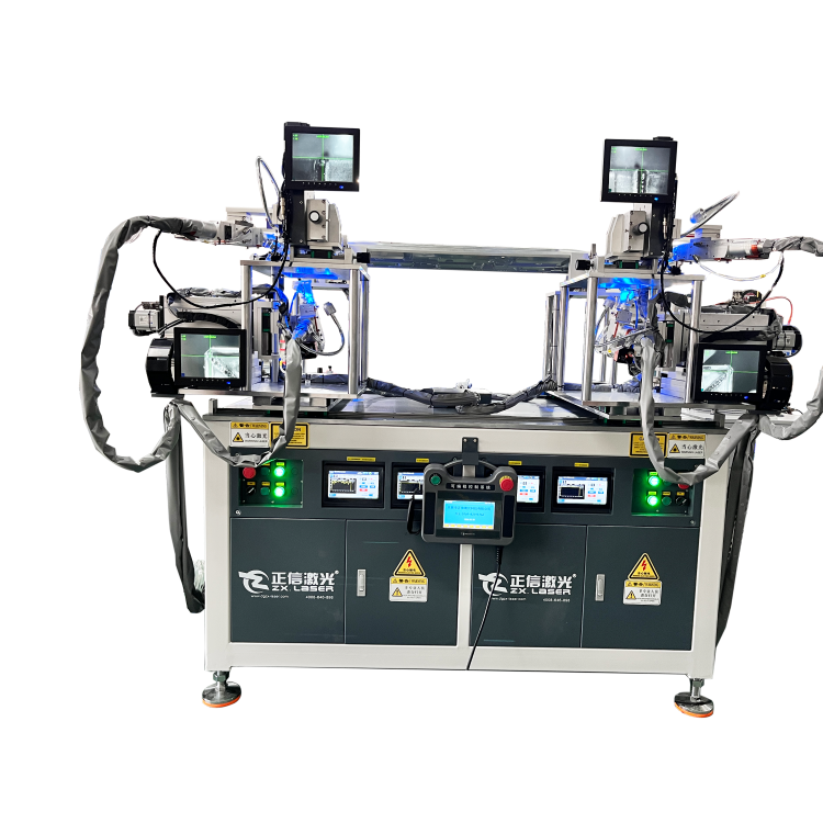 电视机背板四枪头连续光纤激光焊接机