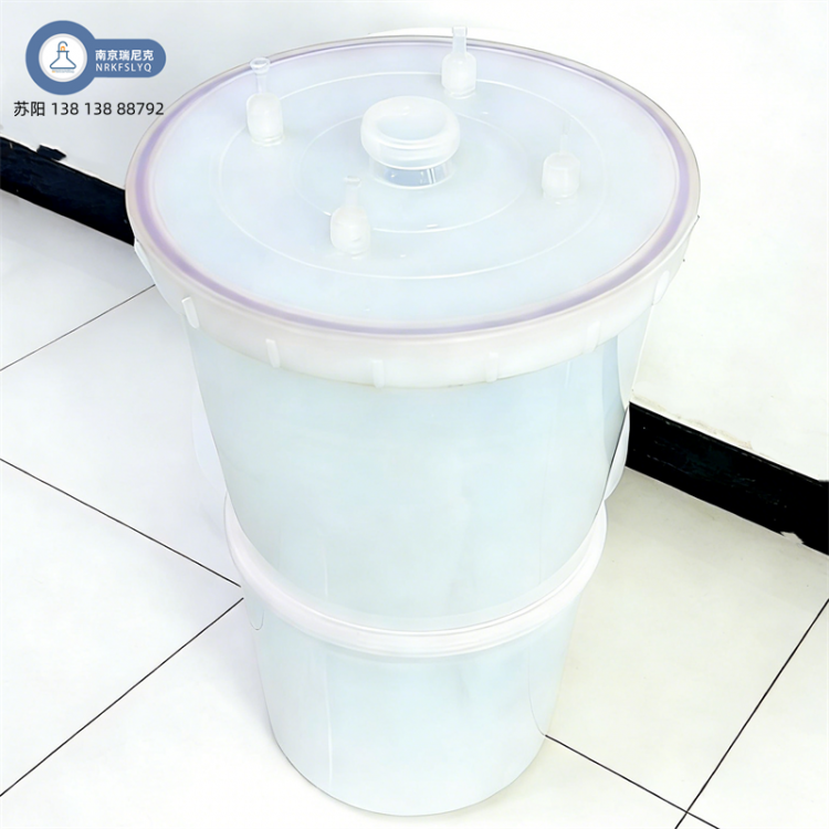 PFA圆桶半导体设备储罐特氟龙氢氟 酸药水槽30L TANK