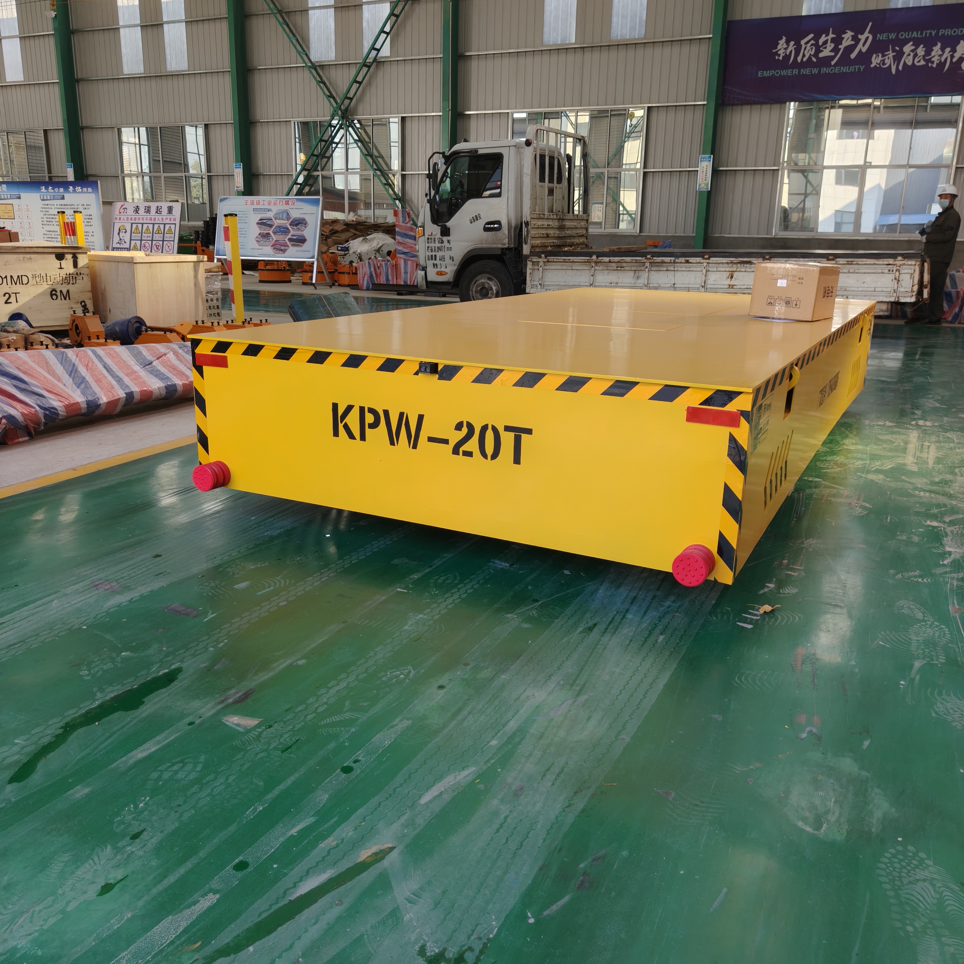 电动地平车工业重载搬运车3T/5T/10T可选厂区轨道平板车