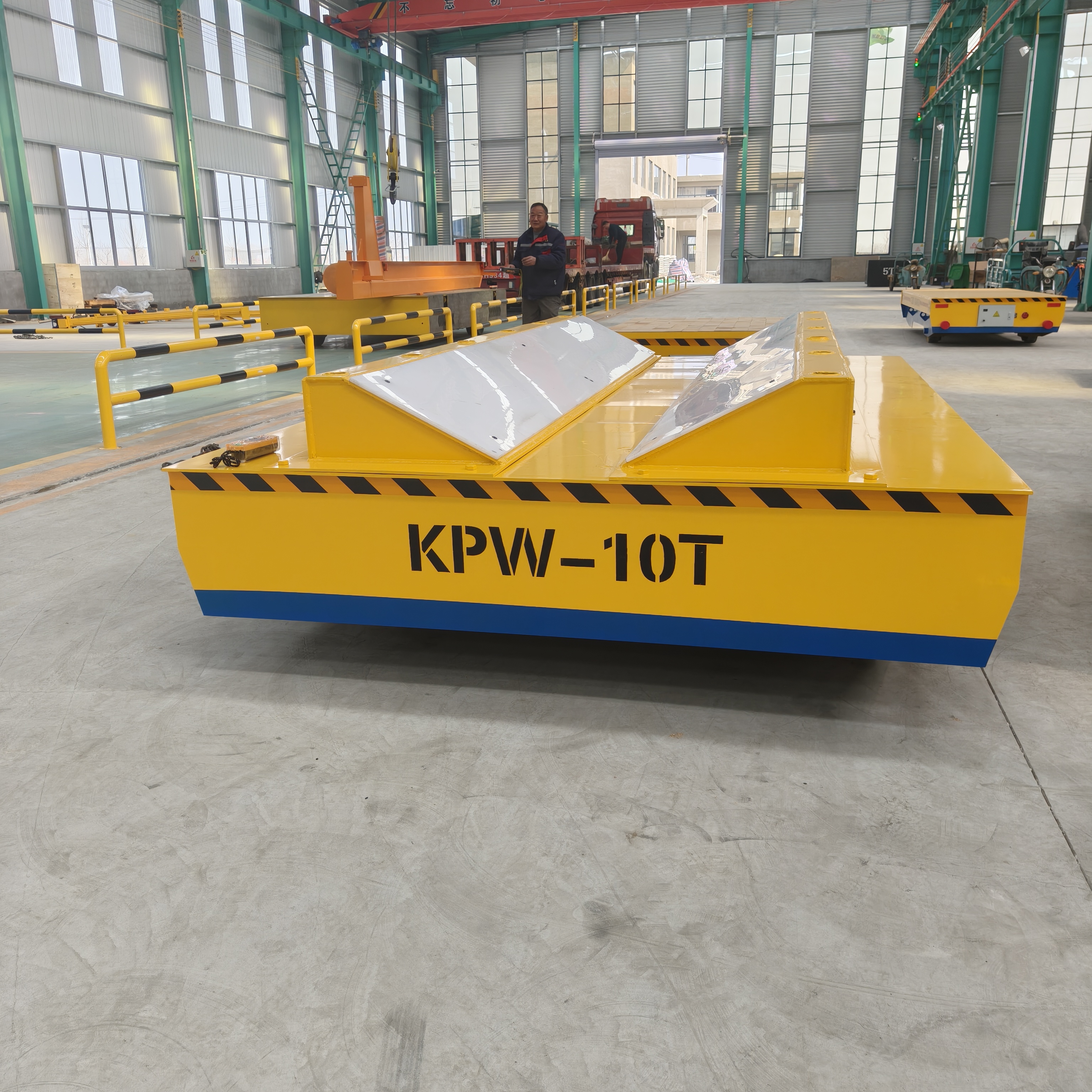 凌瑞钢卷专用电动平车车间厂房过跨搬运车物流搬运地平车