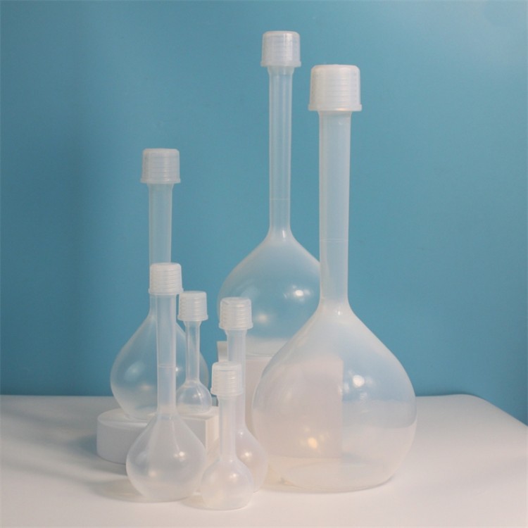 耐氢氟 酸FEP容量瓶B级定容特氟龙容量瓶塑料定容瓶50ml