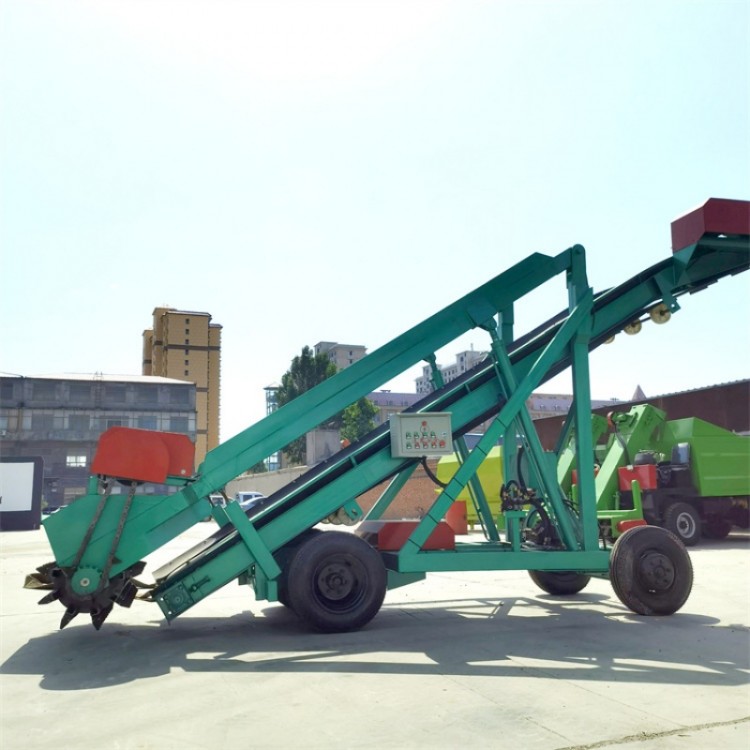 小型自走式取料机 液压升降青储取草机