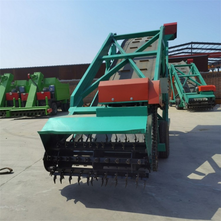移动式电动青贮取料机 高空稻草饲料取草机