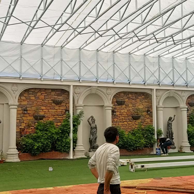 悬空式电动推拉棚