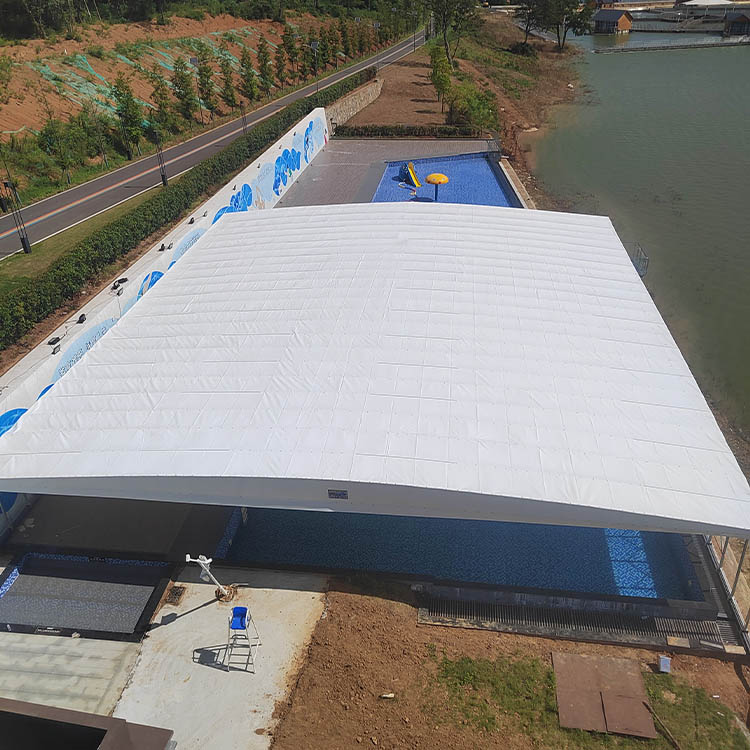 泳池电动伸缩遮阳蓬