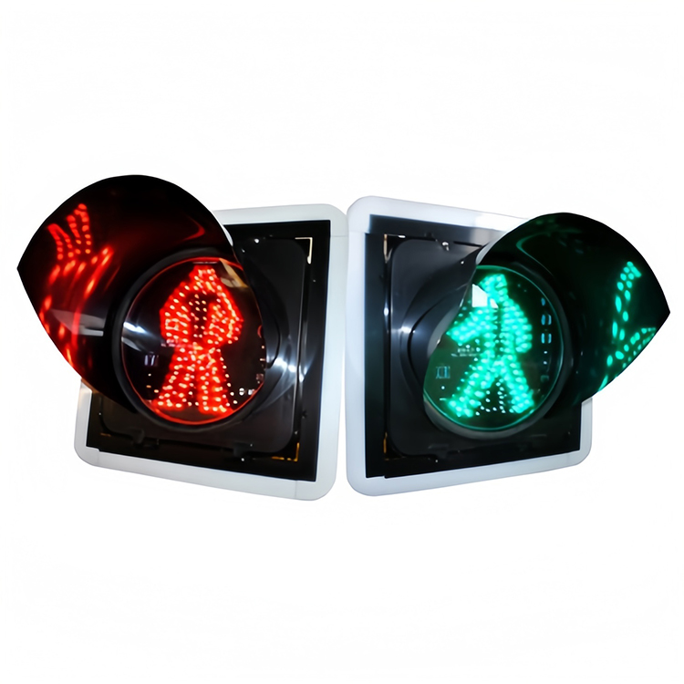 红绿套色人行信号灯