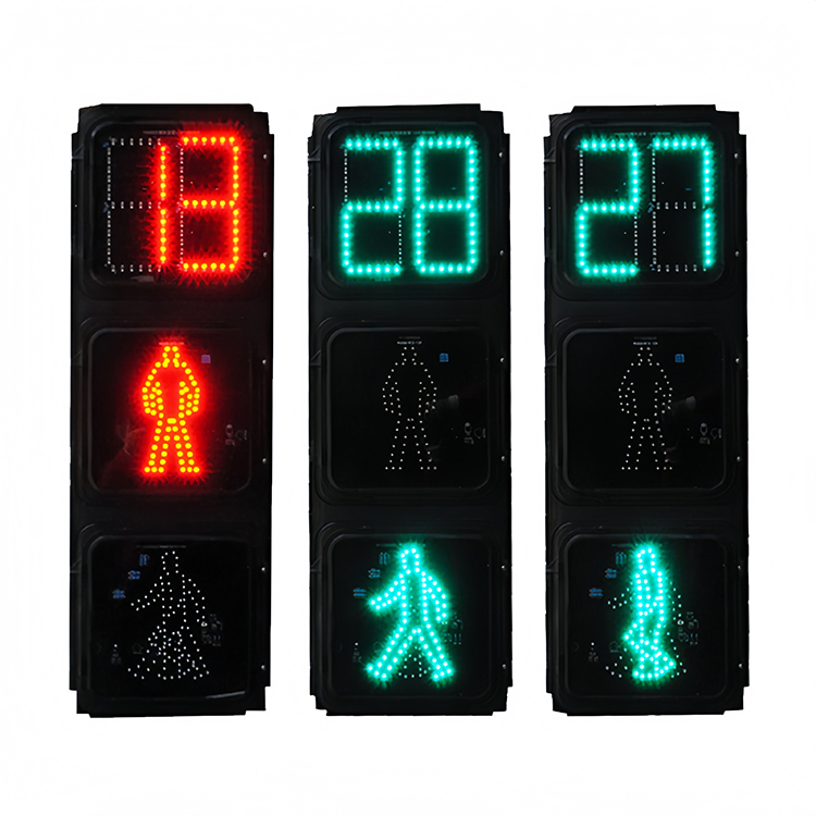 红绿人行含双8倒计时信号灯