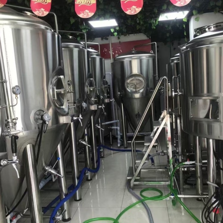 安徽酒吧小型啤酒设备，日产600升的啤酒设备价格多少钱