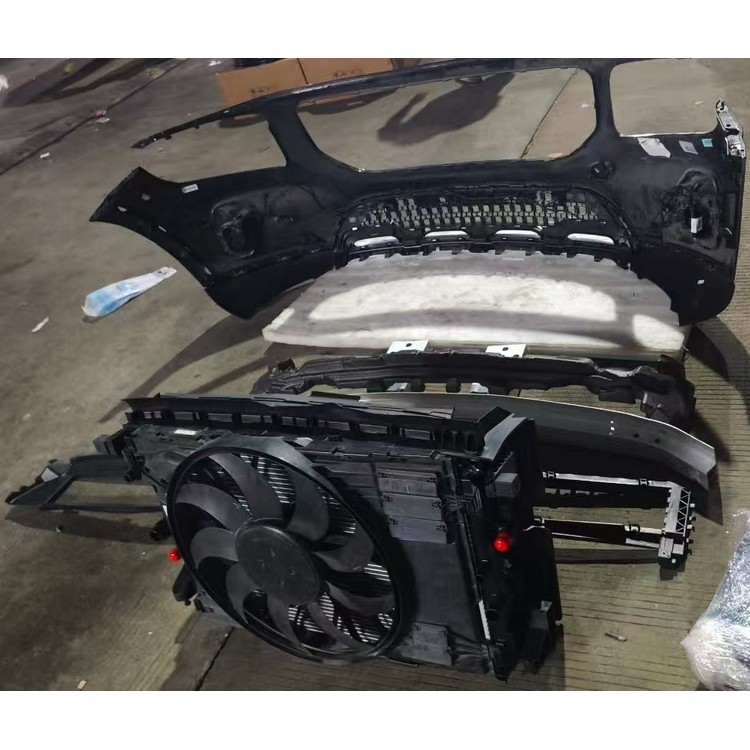 奔驰26款GLB电子扇 水箱 冷凝器 集风罩 前杠内铁