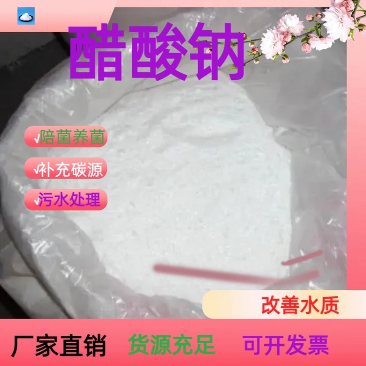 哈密固体乙酸钠白色粉末 电厂污水处理 配菌养菌瑞林牌