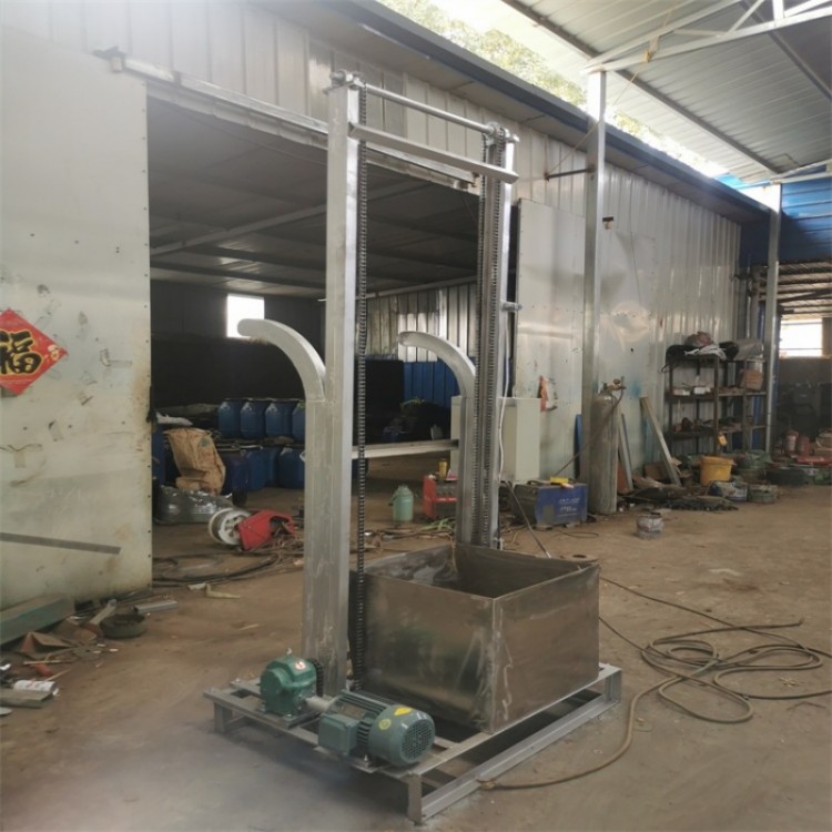 翻斗式不锈钢提升机 垂直上料机