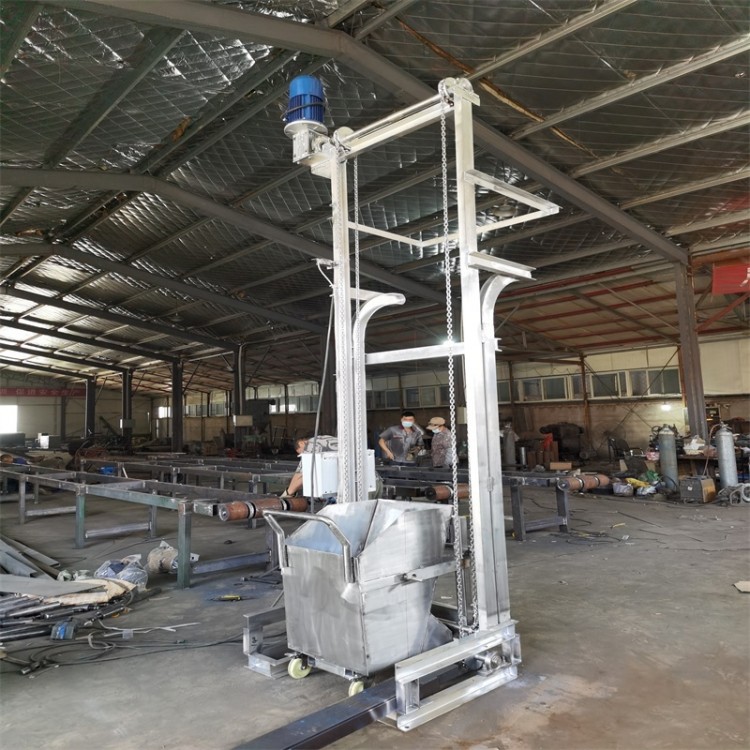 水泥石渣单斗提升机 玉米高粱翻斗式上料机