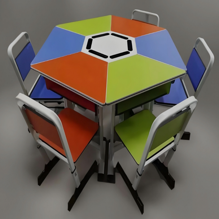多边型课桌椅