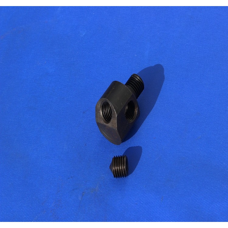 堵漏注射转换头120度45度90度转换注胶M12带压堵漏工具