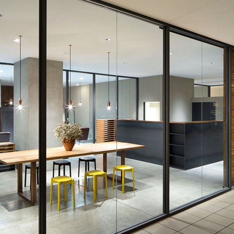 2026深圳南山前海办公室高隔断效果图,铝合金隔断