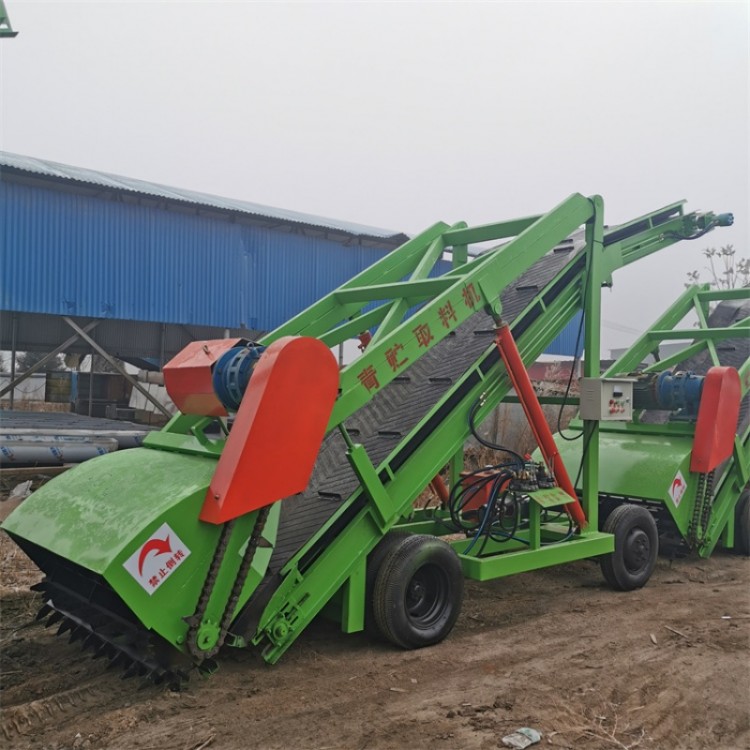 牛羊青储饲草料取草机 小型电动青贮取料机