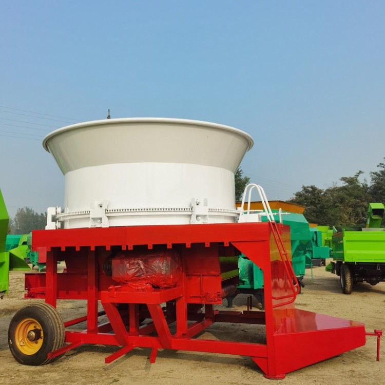 养殖场草捆破碎粉草机 大型圆盘秸秆粉碎机