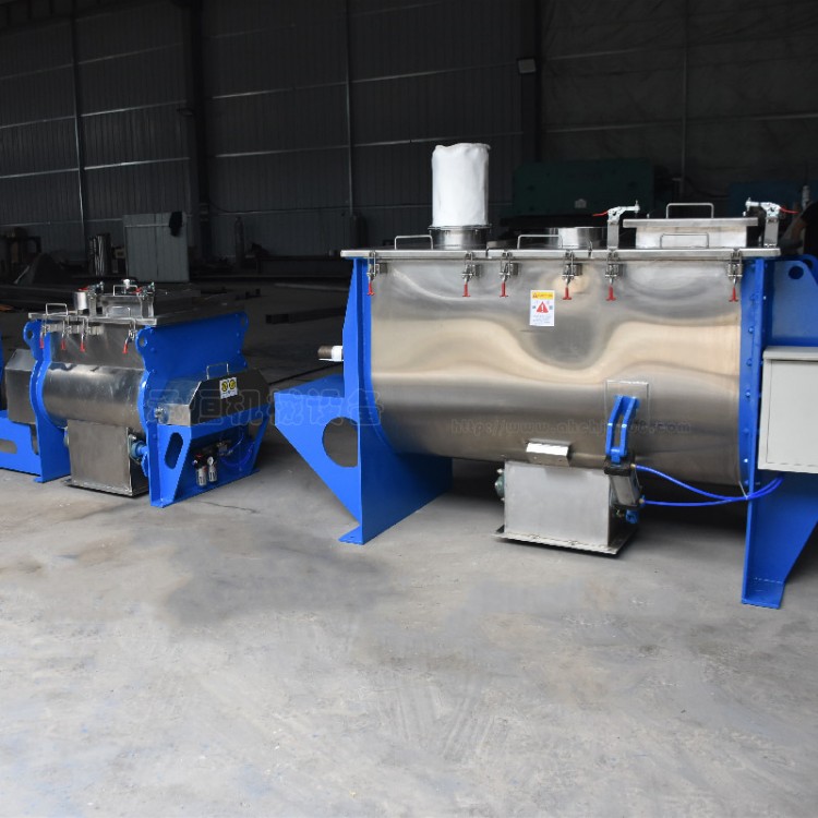 混合机械厂家供应聚乙烯卧式螺带混合机